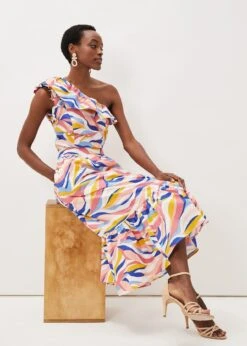 Tyra Wave Co-Ord Midi Skirt -Floral Und Chic 801279000 04 tyra wave co ord midi skirt