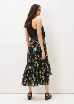 Kayley Floral Printed Maxi Skirt -Floral Und Chic 801280492 02 kayley floral printed maxi skirt