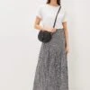 Tyrina Cotton Gingham Wrap Maxi Skirt -Floral Und Chic 801281725 01 tyrina cotton gingham wrap maxi skirt