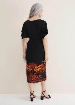 Bellita Placement Print Midi Skirt -Floral Und Chic 801285492 02 bellita placement print midi skirt