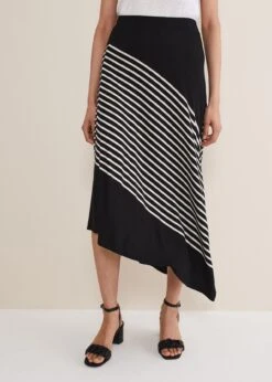 Veritty Stripe Skirt -Floral Und Chic 801289230 03 veritty stripe skirt