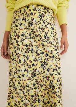 Blaire Floral Satin Slip Skirt -Floral Und Chic 801309550 04 blaire floral satin slip skirt