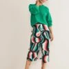 Nathalie Swirl Midi Skirt -Floral Und Chic 801311360 01 nathalie swirl midi skirt