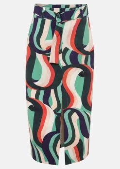 Nathalie Swirl Midi Skirt -Floral Und Chic 801311360 99 nathalie swirl midi skirt