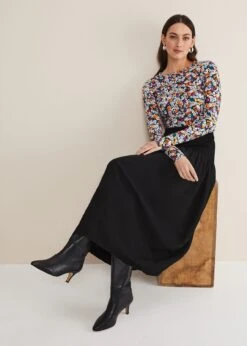 Laina Maxi Skirt -Floral Und Chic 801312050 04 laina maxi skirt