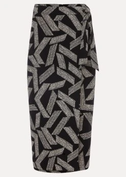 Hatty Diagonal Dot Wrap Skirt -Floral Und Chic 801317230 99 hatty diagonal dot wrap skirt