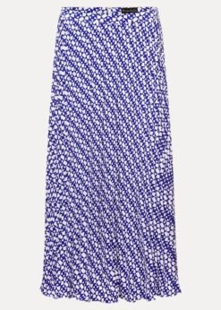 Elmina Geo Pleated Midi Skirt -Floral Und Chic 801324284 99 elmina geo pleated midi skirt