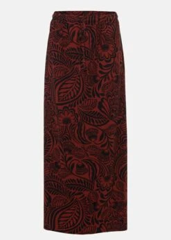 Mara Abstract Maxi Skirt -Floral Und Chic 801326710 99 mara abstract maxi skirt