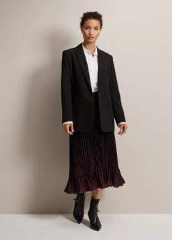 Estella Ombre Pleated Midi Skirt 12 Estella Ombre Pleated Midi Skirt -Floral Und Chic 801335492 05 estella ombre pleated midi skirt