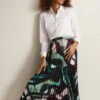 Elmina Abstract Pleated Midi Skirt -Floral Und Chic 801338492 01 elmina abstract pleated midi skirt
